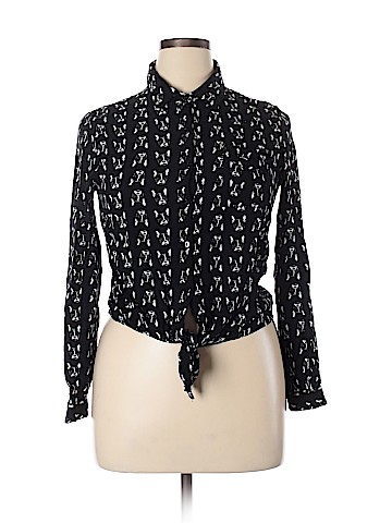 Love Notes Long Sleeve Button-Down Shirt (view 1)