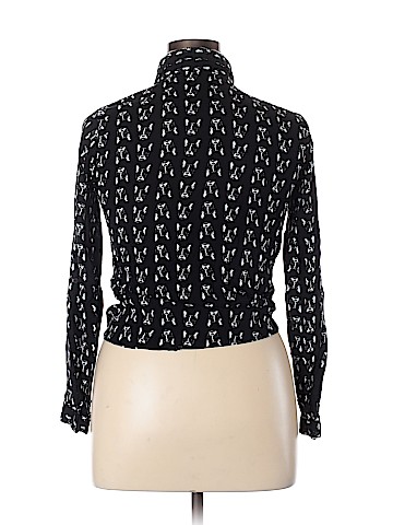 Love Notes Long Sleeve Button-Down Shirt (view 2)