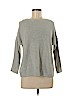 Ann Taylor LOFT 100% Cotton Gray Pullover Sweater Size M (petite) - photo 1