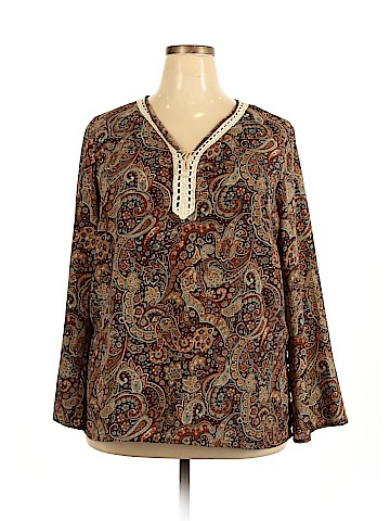 Faded Glory Long Sleeve Blouse (view 1)