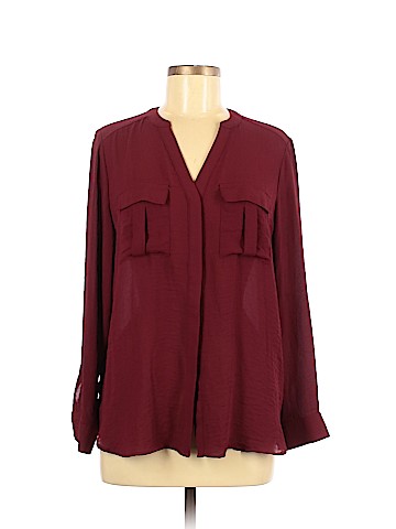 a.n.a. A New Approach 3/4 Sleeve Blouse (view 1)