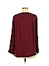 a.n.a. A New Approach 100% Polyester Burgundy 3/4 Sleeve Blouse Size M (petite) - photo 2
