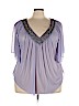 Maurices Purple 3/4 Sleeve Blouse Size 20 (2) - photo 1