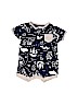 Carter's 100% Cotton Print Blue Short Sleeve Outfit Size 3 - photo 1