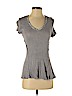 Juicy Couture Gray Short Sleeve Top Size XS - photo 1