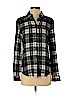 Romeo & Juliet Couture 100% Rayon Black Long Sleeve Button-Down Shirt Size S - photo 1