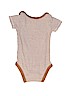 BABIES R US 100% Cotton Brown Short Sleeve Onesie Size 6-9 mo - photo 2