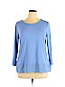 Chico's Blue Long Sleeve T-Shirt Size XL (3) - photo 1