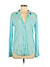 Lilly Pulitzer 100% Cotton Blue Long Sleeve Blouse Size M - photo 1