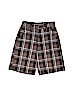 Burnside Plaid Ivory Khaki Shorts Size 8 - photo 1