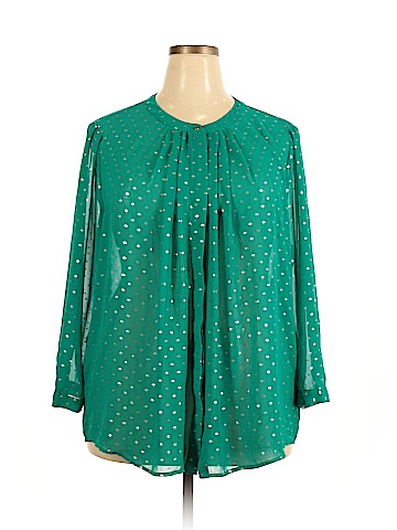 Liz Claiborne Career Long Sleeve Blouse (view 1)