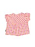 Polarn O. Pyret 100% Cotton Pink Short Sleeve Button-Down Shirt Size 68 cm - photo 2