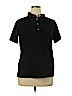 Jones New York Signature Black Short Sleeve Polo Size 1X - photo 1