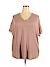 Assorted Brands Pink Short Sleeve Top Size 2X - photo 1