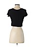 Zara Black Short Sleeve Top Size S - photo 2