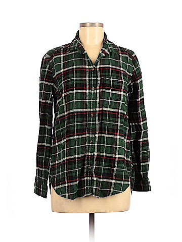 American Eagle Outfitters Long Sleeve Button-Down Shirt (view 1)