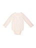 Old Navy 100% Cotton White Long Sleeve Onesie Size 18-24 mo - photo 2