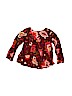 Old Navy 100% Rayon Red Long Sleeve Blouse Size 3T - photo 2