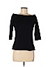 Ann Taylor LOFT Black Short Sleeve T-Shirt Size M (petite) - photo 1