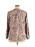 Valerie Stevens Pink Long Sleeve Blouse Size XL - photo 2