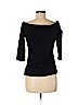 Ann Taylor LOFT Black Short Sleeve T-Shirt Size M (petite) - photo 2