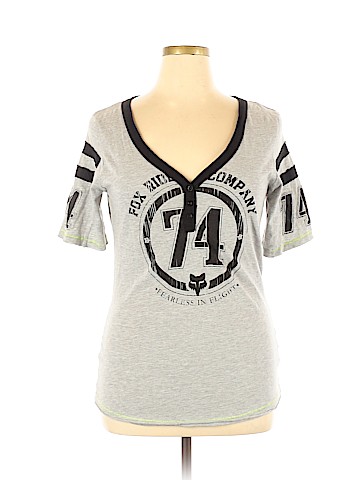 Fox Short Sleeve Henley (view 1)