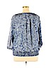 Cathy Daniels 100% Polyester Blue Long Sleeve Blouse Size XL - photo 2