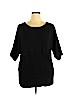 Joseph A. Black Short Sleeve Top Size 1X - photo 1