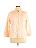 Liz Claiborne 100% Linen Pink 3/4 Sleeve Button-Down Shirt Size XL - photo 1