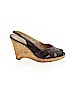 BP. 100% Leather Brown Wedges Size 11 - photo 1