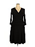 Rekucci Black Casual Dress Size 18 - photo 1