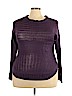 Caren Sport Purple Pullover Sweater Size 3X - photo 1