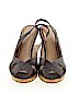 BP. 100% Leather Brown Wedges Size 11 - photo 2