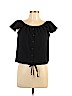 Madewell Black Short Sleeve Top Size L - photo 1