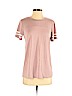 Pink Rose Pink Short Sleeve Top Size S - photo 1