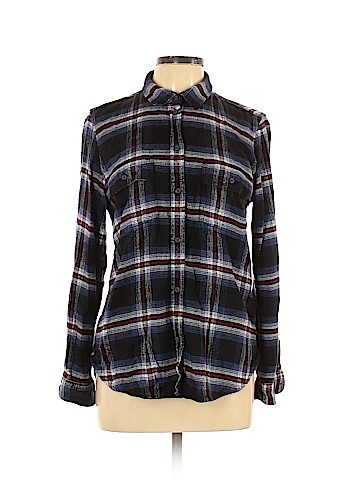 American Eagle Outfitters Long Sleeve Button-Down Shirt (view 1)