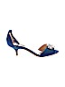 Badgley Mischka 100% Leather Blue Heels Size 9 - photo 1