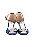 Badgley Mischka 100% Leather Blue Heels Size 9 - photo 2