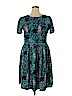 Lularoe Blue Casual Dress Size 3X - photo 1