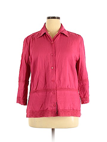 Christopher & Banks Long Sleeve Button-Down Shirt (view 1)