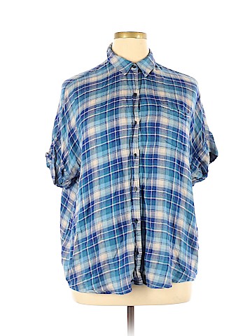 Lucky Brand Short Sleeve Button-Down Shirt (view 1)