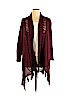 Just Fab Burgundy Cardigan Size XL - photo 1