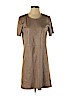 Matison Stone 100% Polyester Tan Casual Dress Size 4 - photo 1