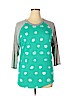 Lularoe Green 3/4 Sleeve T-Shirt Size XL - photo 1