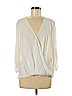 Lush 100% Polyester Ivory 3/4 Sleeve Blouse Size M - photo 1