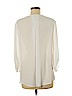 Lush 100% Polyester Ivory 3/4 Sleeve Blouse Size M - photo 2