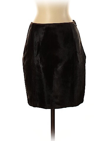Ralph Lauren Black Label Leather Skirt (view 1)