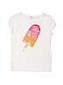 Crazy 8 100% Cotton White Short Sleeve Top Size M (youth) - photo 1