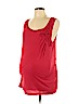 Liz Lange Maternity Red Sleeveless Top Size L - photo 1