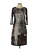 Elene Cassis Gray Casual Dress Size 10 - photo 1